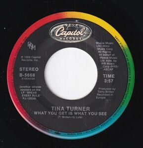 Tina Turner - What You Get Is What You See / What You Get Is What You See (Live) (A) RP-CM202