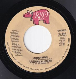 Yvonne Elliman - If I Can't Have You / Good Sign (A) SF-CM363