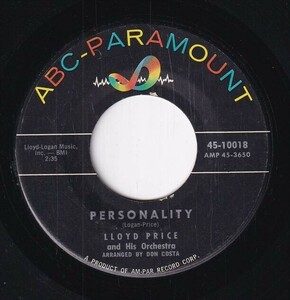 Lloyd Price And His Orchestra - (You've Got) Personality / Have You Ever Had The Blues (A) OL-CF388