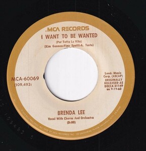 Brenda Lee - Sweet Nothin's / I Want To Be Wanted (A) RP-CF079