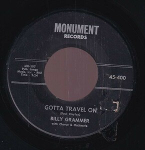 Billy Grammer - Gotta Travel On / Chasing A Dream (B) OL-CE458