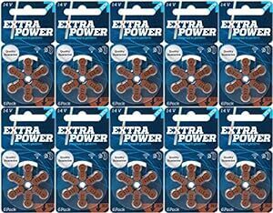 シバントス 補聴器用空気電池 PR41(312) 10パック(60粒入り) EXTRA POWER 高 品質 ドイツ製 環境に優し