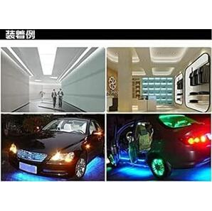 BENETECH 短色 LEDテープライト● 24Ｖ 高輝度 5M 300連 防水IP65 切断可能 白ベース/LED 強力粘着両の画像4