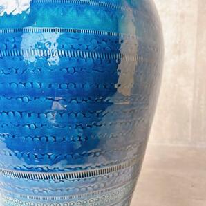 ビトッシ 傘立て イタリア アンブレラスタンド リミニブルー 陶器 花瓶 花器の画像9