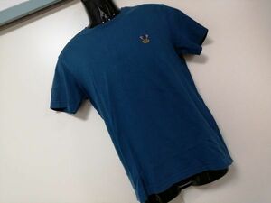 kkyj2362 ■ LAND'SEND ■ ランズエンド Tシャツ カットソー トップス 半袖 コットン ターコイズブルー 青 S