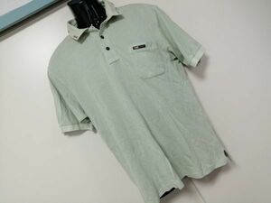 kkyj2374 ■ U.P renoma ■ レノマ ポロシャツ カットソー トップス 半袖 薄い緑 グリーン M