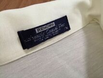 kkyj2458 ■ RENOWN ■ レナウン ポロシャツ カットソー トップス 半袖 アイボリー 白 M_画像9