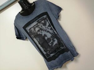 kkyj2475 # H&M DIVIDED # H and M футболка cut and sewn tops короткий рукав хлопок серый M размер примерно 