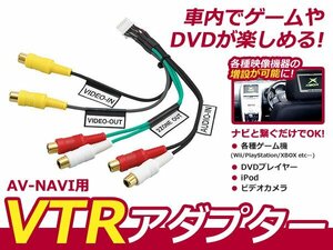 CCA-657-500 同等品 VTRアダプター 外部入力 クラリオン アゼスト 変換 アダプター 配線 メーカーナビ 純正ナビ