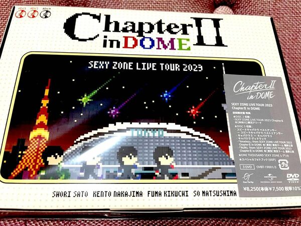 Sexy Zone/SEXY ZONE LIVE TOUR 2023 ChapterⅡ in DOME〈初回限定盤・3枚組〉
