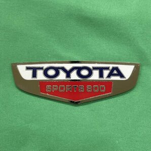 限定品 ヨタハチ トヨタ スポーツ 800 レプリカ エンブレム 前期 新品 未使用 両面テープ付き 1枚 の画像1