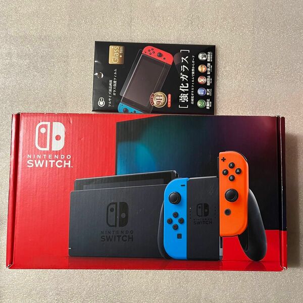 完品 Nintendo Switch バッテリー強化版 ネオン おまけ付き