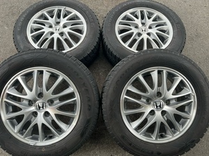 美品 ガリ傷なし ホンダ オデッセイ 純正 16インチ 6.5J+55 5-114.3 215/60R16 ヴェゼル 純正流用