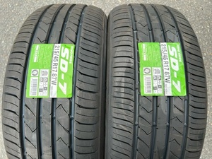 即納 2023年製 最短当日発送 2本セット トーヨータイヤ SD7 215/45R17 215/45-17 87W エスディーセブン