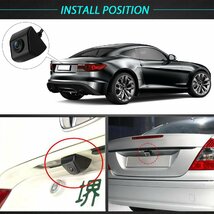 車載バックカメラ AHD高画質 超広角 防水IP68 小型 角度調節 ナンバープレート取付 AHD・HD/ガイドライン有無切替 日本語説明書 送料無料_画像4