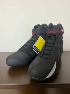 TCX ティーシーエックス RUSH WATERPROOF Boots ライディングブーツ ショートブーツ バイク 防水 ウォータープルーフ ラッシュ 黒 43