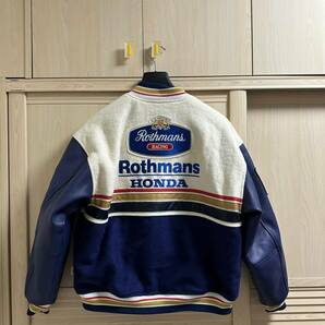  未使用 ロスマンズ Rothmans ホンダ honda レーシング 豪華刺繍ロゴ ジャケット XLサイズ NSR CBRの画像5