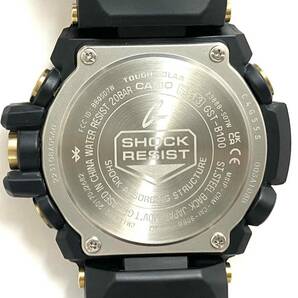 CASIO/カシオ G-SHOCK GST-B100GB-1A9JF G-STEEL タフソーラー クロノグラフ デイト ブラック×ゴールド メンズ腕時計 Gショック (SER1617)の画像6