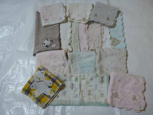 [ANTEPRIMA] handkerchie 16 pieces set Anteprima beautiful goods equipped towel handkerchie woman handkerchie used 