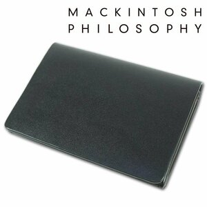 マッキントッシュフィロソフィー MACKINTOSH PHILOSOPHY 牛革 カードケース＆コインケース メンズ ブラック 黒 新品 正規品 箱なし