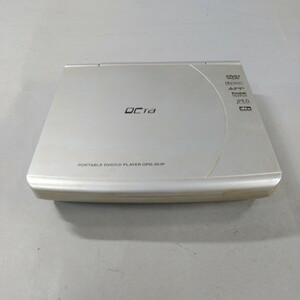 9592■同梱NG OCTA PORTABLE DVD/CD PLAYER ポータブル CD/DVDプレーヤー OPD-051P シルバー 本体のみ オクタライン 未検品