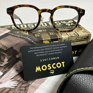 【極美品】MOSCOT/LEMTOSH モスコット/レムトッシュ TORTOISE 46サイズ 度なしレンズ【アジアンフィット】