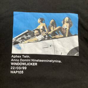 超スペシャル! 1999 Aphex Twin WINDOWLICKER WAP105 ヴィンテージ Tシャツ 80s 90sバンド Warpレコードの画像2