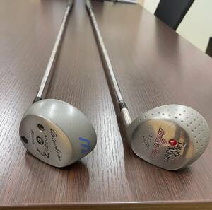 ＃27717　ゴルフクラブ　2本セット　★Taylor Made BURNER PLUS バーナープラス　★ Mizuno　ミズノ M-200 メタル