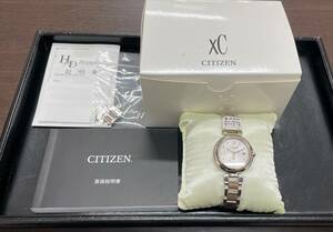 ＃27802　【未使用】CITIZEN 腕時計 xC ES9465-50W mizu collection 5気圧防水 電波 エコ・ドライブ レディース
