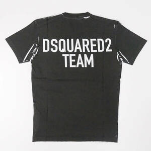 新品正規品 DSQUARED2 ディースクエアード S74GD0853 スプレーペイント 半袖 丸首 クルーネック Tシャツ M