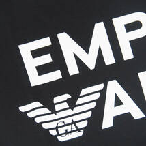 新品正規品 Emporio Armani エンポリオ アルマーニ SWIM 211831 3R479 クルーネック ブランド ロゴ Tシャツ ブラック M_画像4