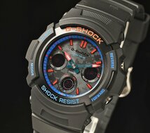 新品 G-SHOCK 電池交換不要ソーラーパワー 迷彩シティカモフラージュ 200m防水クロノグラフ 腕時計 AWR-M100SCT-1Aカシオ 逆輸入 メンズ_画像7