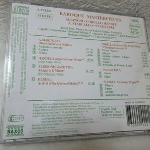 NAXOS// バロック・マスターピース【CD】コレッリ、ジャゾット、パッヘルベル、ヘンデル、マルチェッロの画像5