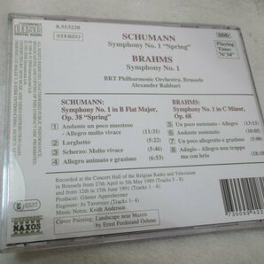 NAXOS// シューマン：交響曲第1番「春」／ブラームス：交響曲第1番【CD】ベルギー放送フィル／ラハバリ指揮の画像5