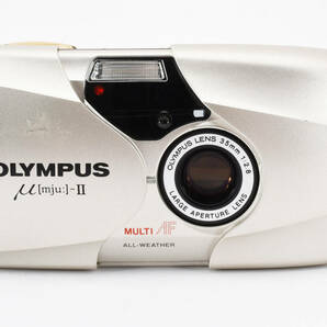 ★美品★ OLYMPUS μ[mju:]-II OLYMPUS LENS 35mm F2.8 単焦点 広角 #K2886の画像3