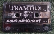 FRAMTID カセットテープ CONSUMING SHIT & MIND POLLUTION 8曲入り CRUST WAR クラストウォー 大阪 HARDCORE PUNK ハードコアパンク GLOOM_画像5