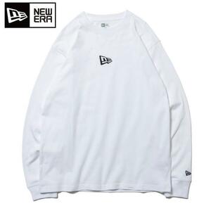 ★ニューエラ/NEW ERA★新品　XL　 長袖 ウォーム Tシャツ フラッグロゴミニ ホワイト 