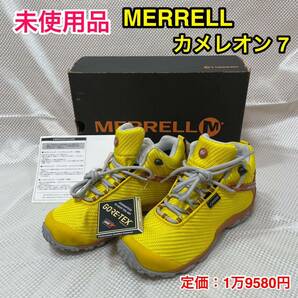 【未使用品】MERRELL メレル カメレオン7 MID GORE-TEX トレッキングシューズ☆23.0(US6)☆防水 ゴアテックス☆ハイキング 登山☆J38560☆の画像1