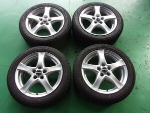 送料無料　美品【BORBET】TYPE F☆6.5J×16+38　PCD100-5穴☆2022年　iceGUARD iG70 195/50R16☆4本[冬用]VW/ポロ、アウディA1、S1に！