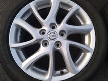 送料無料【日産】ラフェスタ純正アルミ☆7J×17 +47 PCD100-5穴☆BS/プレイズ　205/50R17　8分山[中古]タイヤ＆ホイール招きモアイ　若槻店_画像2