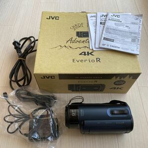 ●難あり JVC ケンウッド Everio R 4K QUAD PROOF GZ-RY980-A 防水 デジタルビデオカメラ 送料無料 V363