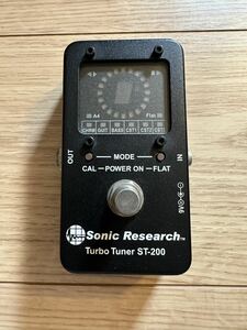 Sonic Reserch ST-200 Turbo Tuner ストロボチューナー Made in USA ソニックリサーチ