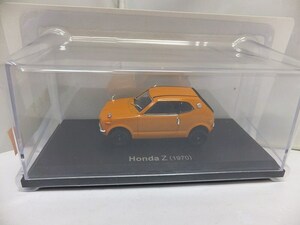  unopened ashetoHachette 1/43 minicar domestic production famous car collection vol.50 Honda Z Z / same series great number exhibiting including in a package welcome 