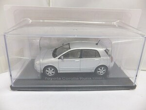  unopened ashetoHachette 1/43 minicar domestic production famous car collection vol.102 Toyota Corolla Runx / same series great number exhibiting including in a package welcome 