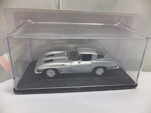 Неокрытая Ашетт 1/43 Миникарскую домашнюю знаменитую коллекцию Vol.209 Импортированный автомобиль Америка Chevrolet Colvet Sting Ray / Bundled