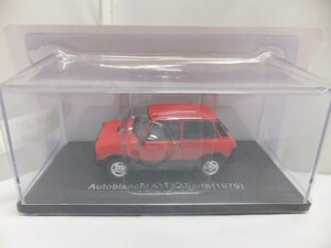  unopened ashetoHachette 1/43 minicar domestic production famous car collection vol.307 imported car Italy Auto Bianchi A112 Abarth / including in a package welcome 