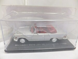  нераспечатанный asheto1/43 миникар местного производства известная машина коллекция vol.314 импортированный автомобиль Германия Mercedes * Benz 280SE серии Convertible / включение в покупку приветствуется 