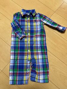 ラルフローレン Ralph Lauren ロンパース チェック 70