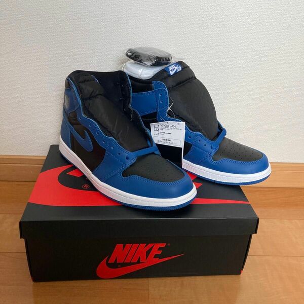 ナイキ エアジョーダン1 レトロ ハイ OG ダークマリーナブルー　Air Jordan 1 dark marina blue