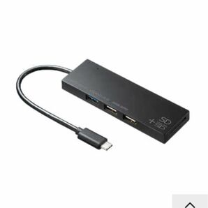 サンワサプライ USB Type Cコンボハブ カードリーダー付き USB-3TCHC16B